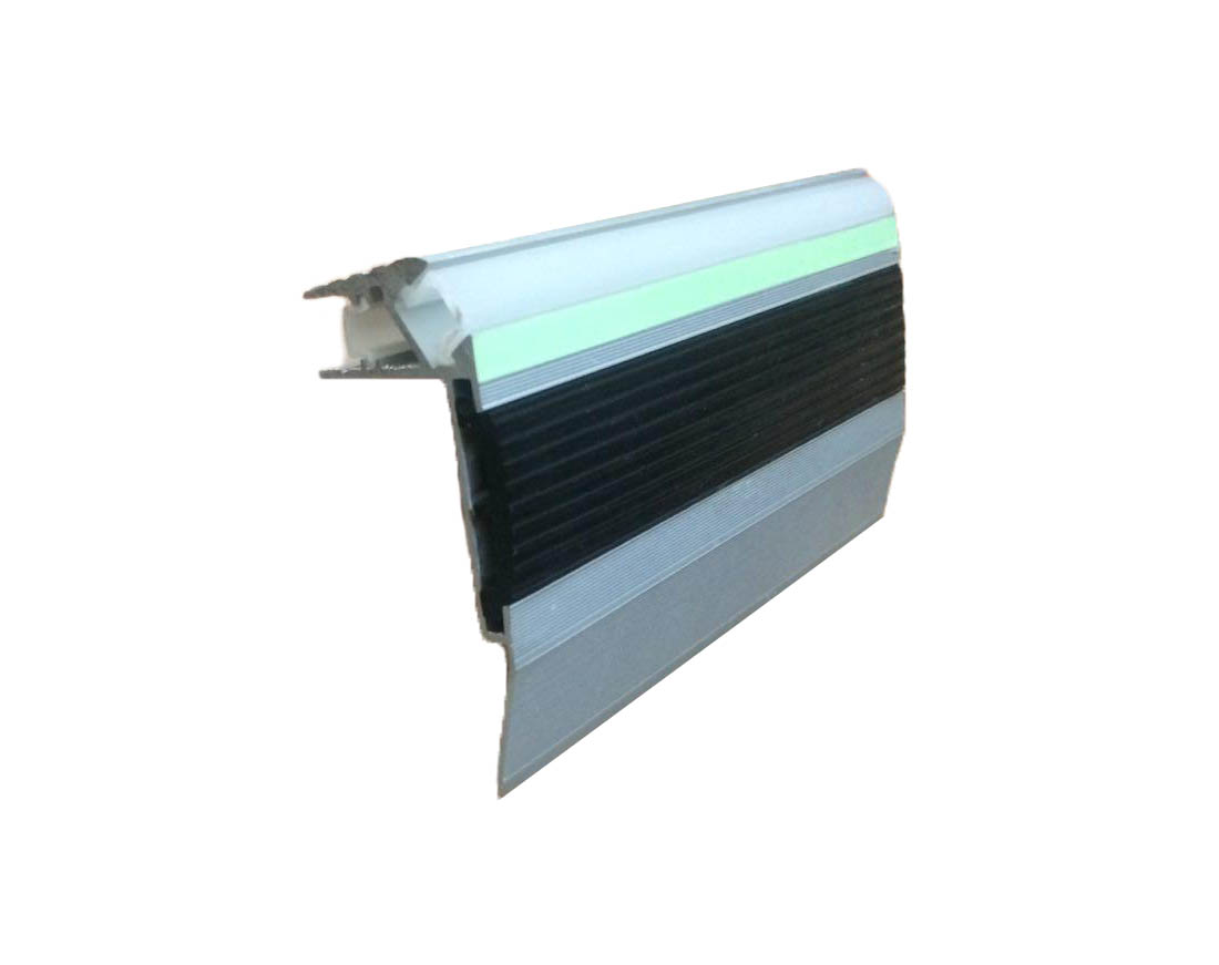 نبشی پله آلومینیومی با نوار LED